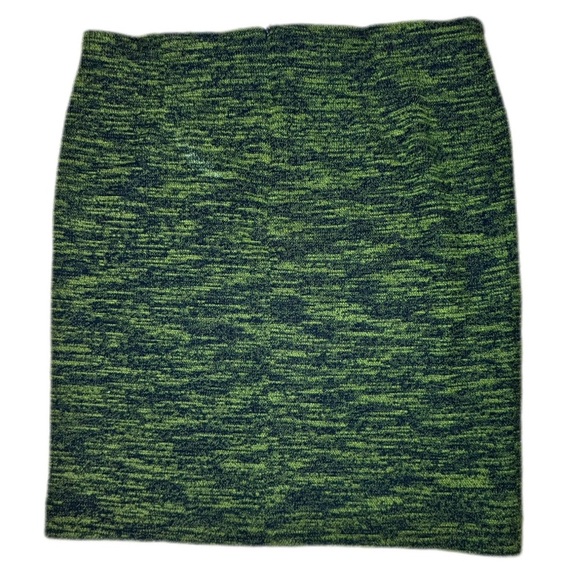 Grace Elements Chartreuse Green and Black Knee-Length Pencil Skirt - Picture 2 of 4